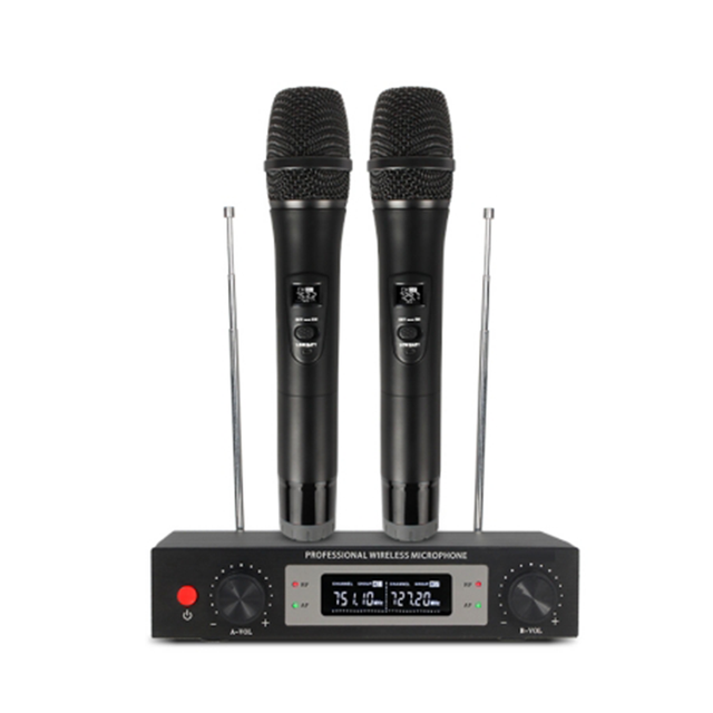 Professional VHF One to Two Wireless Microphone Outdoor Home KTV Conference Stage Performance Microphone