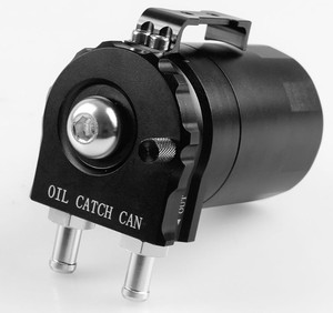 Evrensel 300ml alüminyum yağ yakalama Can Tank şişe hava filtre kiti yüksek parlatma rezerv tankı alt drenaj ile şaşkın - Product Image 6