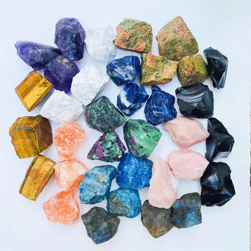 Wholesale Natural Rose Quartz Amethyst Citrine Rough Stone Raw Crystals Healing Stones