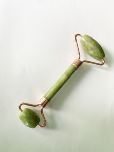 Gua SHA massage con lăn biểu tượng tùy chỉnh ngọc bích tự nhiên mặt massager với hộp Chất lượng cao xiuyan ngọc lăn guasha - Product Image 3