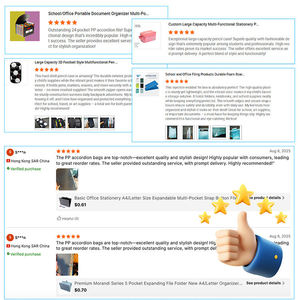 Cartella Portadocumenti a 24 Tasche Arcobaleno, Organizzatore Pieghevole per Documenti Scolastici, Fiscali e Report, Archivio Accordion - Product Image 6
