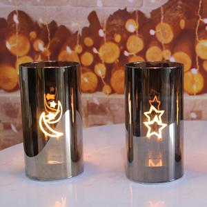 Artículos Populares: Lámpara LED de Neón Blanco Cálido de 8*15cm, de Madera, Cobre y Plástico, para Mesita de Noche, Escritorio, para Navidad y Sala de Estar - Product Image 2