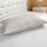 100 _ Coton Égyptien 1600 TC Blanc Kaqi Gris Ivoire Couleurs Taies D'oreiller 50X75 Cm 2 Pièces Personnaliser