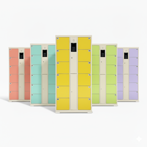 Hiện đại thông minh điện tử thông minh <span class=keywords><strong>Locker</strong></span> với đồng xu và kỹ thuật số kim loại lưu trữ cho phòng tập thể dục và siêu thị sử dụng - Product Image 4