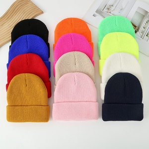 <span class=keywords><strong>Gorro</strong></span> <span class=keywords><strong>de</strong></span> <span class=keywords><strong>lana</strong></span> <span class=keywords><strong>de</strong></span> color liso, tejido <span class=keywords><strong>con</strong></span> aguja, <span class=keywords><strong>de</strong></span> doble capa, estilo cúpula, <span class=keywords><strong>de</strong></span> acrílico, cálido para exteriores - Product Image 2