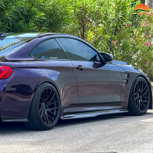 Alta qualità PSM stile minigonne laterali in fibra di carbonio parti di auto tutto nuovo 2015-2019 accessori per auto labbro laterale per <span class=keywords><strong>BMW</strong></span> M3M4 F80F82 - Product Image 3