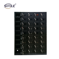 SMILE TECHNOLOGY Casier à téléphones portables en acier personnalisé à 45 compartiments avec serrure électronique numérique certifiée ISO9001 pour étudiants