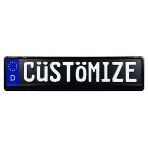 Plaques d'immatriculation du Koweït personnalisées en aluminium pour sublimation, vierges et embossées - Product Image 4
