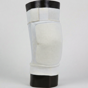 Genouillère en tricot blanc U-BEST avec fermeture auto-agrippante, respirante, compression et protection pour la musculation, toutes saisons, unisexe, universelle - Product Image 1
