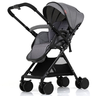 JXB Poussette de voyage légère pour bébé Poussette multifonction portable avec mise en œuvre bidirectionnelle