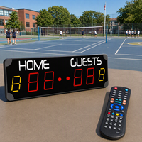 Tableau de score électronique LED pour badminton, affichage HOME/GUEST, pour entraînement scolaire