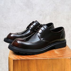 Zapatos Formales de Cuero Transpirables de Alta Gama para Hombre, para Bodas y Oficina, Zapatos Cómodos y Ligeros para Caminar en Todas las Temporadas - Product Image 4