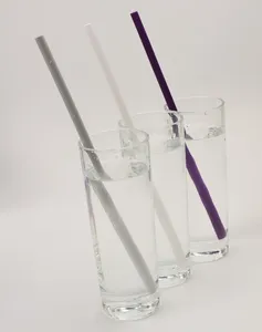 Gobelet en silicone pour bébé de 10 pouces de long, 7,5 mm x 5,5 mm, avec couvercle et paille pour boire, ensemble de pailles pliables en silicone de qualité alimentaire pour enfants - Product Image 3