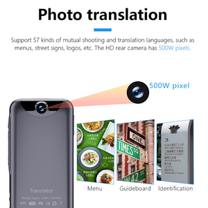 Traducteur Portable 138 Langues en Ligne Écran IPS Recharge Inversée Prise en Charge de l'Enregistrement Traduction Photo IA Intelligente - Product Image 5