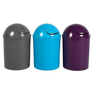 CENTI Schwingdeckeleimer 5 l 30cm Ø 19cm farbig sorti - Product Image 1