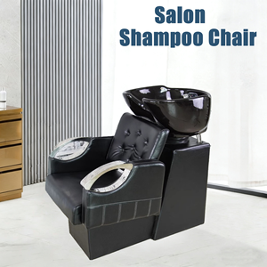 Sillón Lavacabezas Ancho para Peluquería, Cama de Lavado de Cabello para Salones y Barberías - Product Image 1