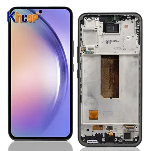 Handy LCD für Samsung Galaxy A54 A546 LCD Touchscreen Digiti zer Baugruppe Ersatzteile für Samsung A54 CG mit Rahmen