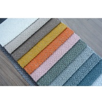 TengHui Neuerscheinung Maßgeschneiderter Farbiger Bouclé-Sofastoff 100% Polyester Weicher Teddy-Polsterstoff für Heimdekoration Taschen Flammhemmend