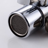 Robinet de cuisine et de salle de bain en chrome poli, filtre à eau, vanne de dérivation.