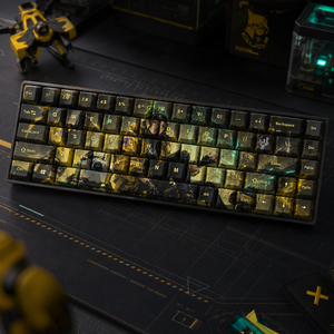 Teclas PBT Personalizadas VALORANT Killjoy, 68 Teclas con Sublimación de Tinta, Perfil Cherry, para Teclado Mecánico de Juegos - Product Image 1