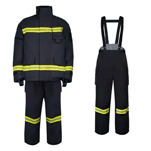 Firefighter Uniform CE Certificate Nomex IIIA EN469 Fire Suit Fireman Suit For Firefighter