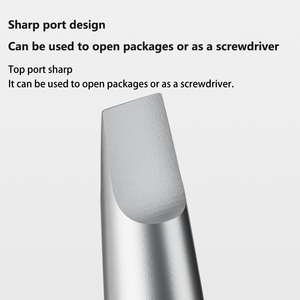 Herramienta de Llavero 2026 con Triple Función: Extractor de <span class=keywords><strong>Tarjeta</strong></span> SIM + Abrepaquetes + Cepillo de Limpieza, Portátil, de Aleación de Aluminio - Product Image 4