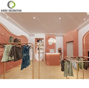 Baby Shop Design Custom Kids Clothing Store Display Rack Clothing Display Fixture Garment Stand For Kids Clothing Store Showcase - Product Image 3