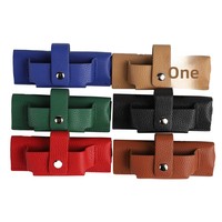Étui de rangement en cuir PU motif litchi pour protection intégrale 360° IQ One/i Lum I One, étui de protection, organiseur de boîte à cigarettes