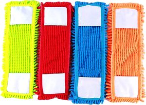 Super Absorbent Wet & <b>Dry</b> Microfiber Flat <b>Mop</b> Replacement Parts Telescopic Chenille <b>Mop</b> Head for Industrial Cleaning - Product Image 4