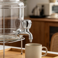 Robinet de Cuisine Électrique Instantané à Eau Chaude de Luxe en Acier Inoxydable avec Cascade Rotative pour Meubles de Cuisine