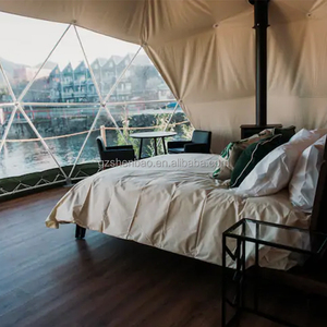 Outdoor Aluminium Waterdichte Glamping Koepel Huis Pvc Cover Geodetische Tent Voor Resort Evenement Feest Bruiloft Hotel Tuin - Product Image 6