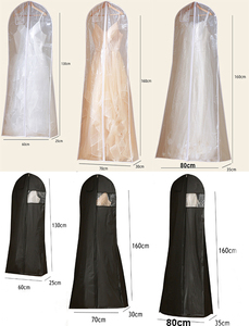 Fundas Protectoras para Ropa <span class=keywords><strong>de</strong></span> PVC Negras con Logotipo Personalizado, Fundas Transparentes para <span class=keywords><strong>Trajes</strong></span>, Fundas Impermeables <span class=keywords><strong>de</strong></span> Plástico PE para Ropa - Product Image 6