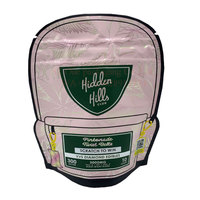 Impression numérique personnalisée 3.5g 300mg spécial mignon en forme de pochette anti-odeur Die Cut Flower Cookie Candy Mylar Bags Packaging Pouch