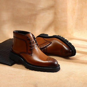 Botas Chukka Clásicas Retro para Hombre, a la Moda 2025, Impermeables, para Otoño e Invierno, para Senderismo, Trabajo y Uso Diario - Product Image 3