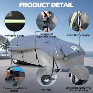 Copri auto imbottito gonfiabile pieghevole <span class=keywords><strong>di</strong></span> alta qualità protezione grandine protezione protezione protezione copri auto <span class=keywords><strong>tenda</strong></span> - Product Image 6