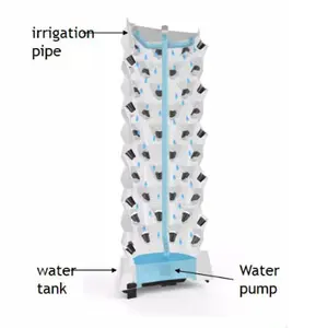 Heißer Verkauf landwirtschaft liche Gewächs häuser Hydro ponik system Indoor Pineapple Tower 6/Schichten Aquaponik