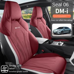 Coussin de siège de voiture BYD Seal 06, housse de siège spéciale OLIVER, en daim, respirant, universel, quatre saisons, 2022- - Product Image 4