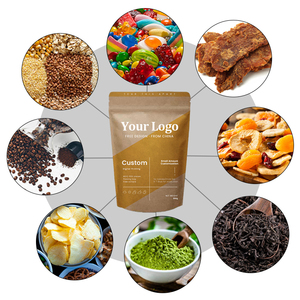 カスタム印刷対応 食品グレード 再封可能 ジップロック ドイパック 防湿ジッパー クラフト紙 茶葉袋 (ティアノッチ付) - Product Image 6