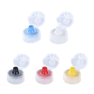 Oferta Especial: Tapa de Botella Deportiva de 38mm con Válvula de Silicona Tipo Squeeze para Bebidas y Miel, con Popote Abatible - Product Image 1