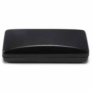 Nouvel étui à lunettes rectangulaire à rabat en cuir PU noir, boîte de rangement pour lunettes et lunettes de soleil, été 2024 - Product Image 1