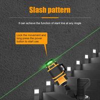 Nouveau niveau Laser à 12 lignes à lumière forte de haute précision 4D niveau Laser à faisceau vert auto-nivelant