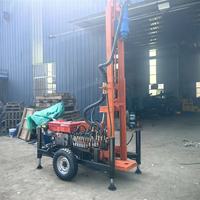Foreuse rotative portable pour puits d'eau de petite taille, modèle BDM-130, boîte de vitesses hydraulique et moteur 220V