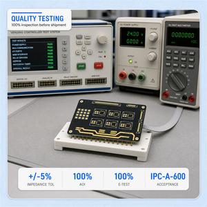 Verkaufsautomaten-Steuerung 8-Schicht-PCB - Impedanz-Mehrschicht-Leiterplatte für Bargeldlose Zahlungsautomaten-Elektronik PCBA - Product Image 5