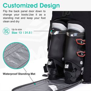 Sac à dos de transport pour chaussures de ski et snowboard, entièrement rembourré, grande capacité, certifié BSCI - Product Image 5