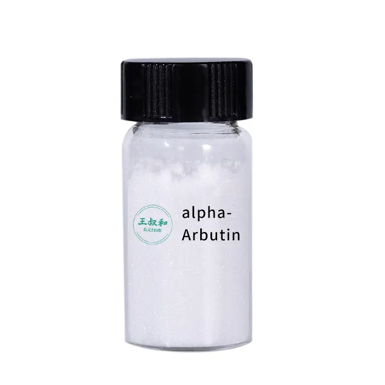 Wholesale Pure Alpha Arbutin Powder 99% for Skin Whitening Cosmetic Raw Materials cas 84380-01-8