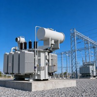 Transformateur de distribution triphasé immergé dans l'huile 35 kV, transformateur de puissance scellé pour environnements difficiles, projets miniers EPC