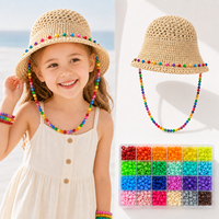 Kit de fabrication de bracelets d'amitié avec perles Pony, 4026 pièces, 72 couleurs, plusieurs types, 10 modèles de bracelets, perles de lettres assorties, boîte en plastique, DIY