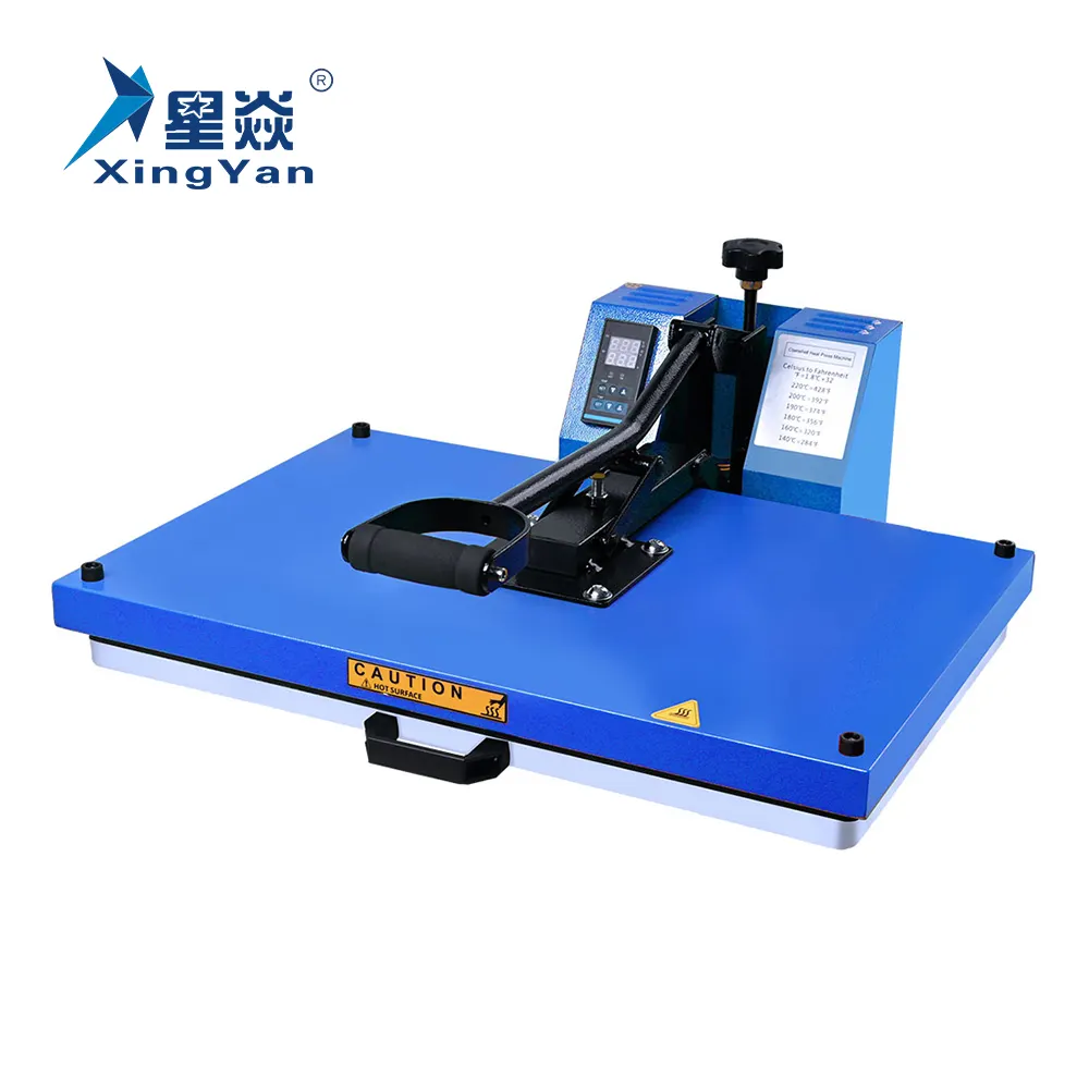 Xingyan fabbrica all'ingrosso 40x60cm 16x24 pollici manuale sublimazione vuoto stampa a trasferimento macchina della pressa di calore per t-shirt 16 24