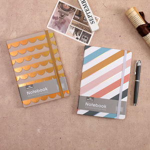 2025 moda personalizzabile striscia cartonata di lusso Custom Planner A5 Multicolor Business Planner diario taccuino con Logo - Product Image 2