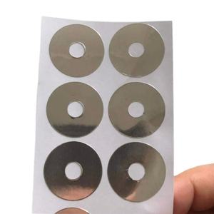 Самоклеящаяся фольгированная этикетка-пломба для флаконов косметики, средств по уходу за кожей, зубной пасты и медицинских препаратов (OEM) - Product Image 6